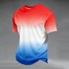 Men's Casual Top with France Soccer Graphic Print for Everyday Wear