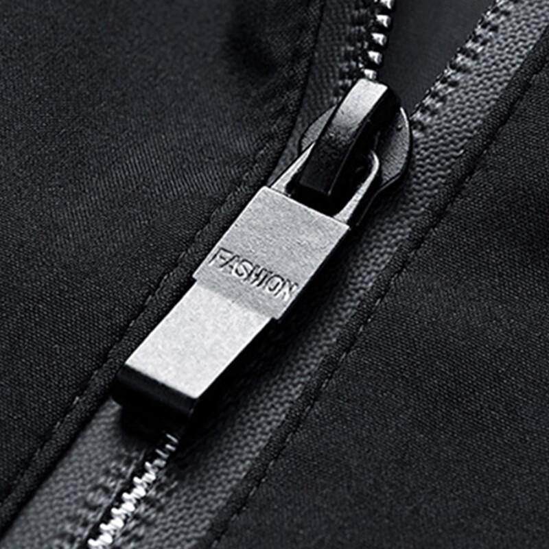 ROMON Men's Spring Autumn Hooded Casual Jacket