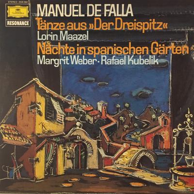 LP Record MANUEL DE FALLA  LORIN MAAZEL MAR  Dances from The ThreeCornered Hat 2535268 Deutsche Grammo Germany Classical Used
