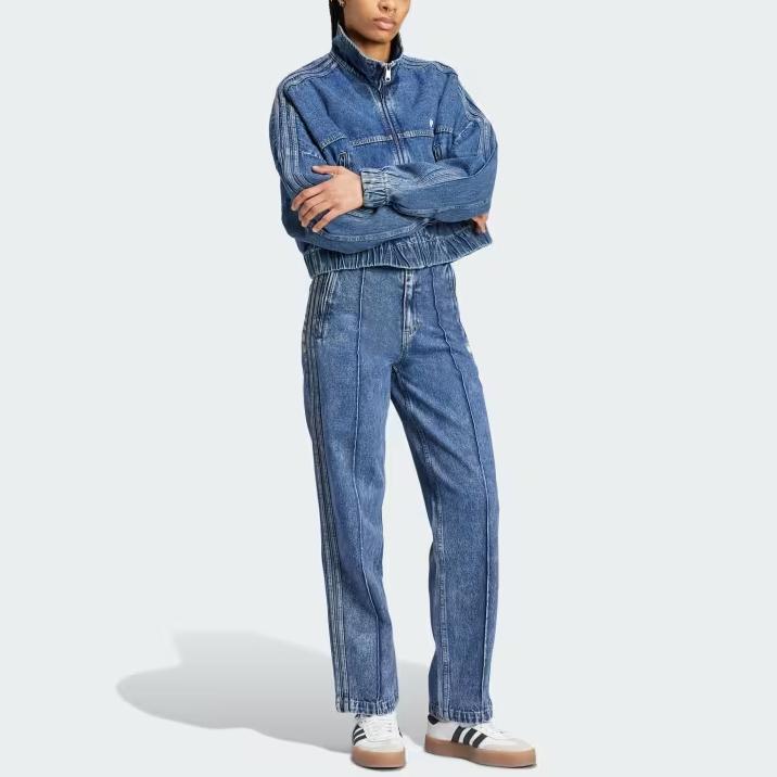 adidas Originals Premium Essentials Denim Straight Leg Pants IW5758
