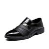 Fashion 2024 New Men's Shiny Leather Shoes, Men's Casual Business Formal Leather Shoes, High-quality Work, Work, Banquet Leather Shoes