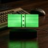 Neuartige schwebende Geschenklampe Geld magnetische Levitation Bargeld 360 Grad drehendes Schreibtischornament mit 3-Farben-/grünem Licht für Büro-Spielzimmer-Dekoration