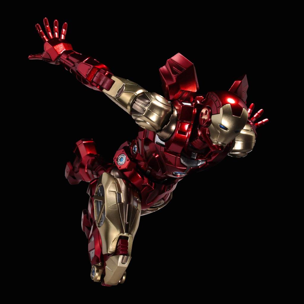 Sentinel Fighting Armor Iron Man ABS Painted Complete Action Figure Non-Scale & Die-Cast