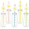 20pcs Degradable Daisy Straws Eco Friendly Drinking Straw Disposable Straws  Baby Shower