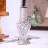 8mL Perfume Bottles Empty Antiqued Metal Refill Bottle Carving Design Arabian Style Essential Oil Bottles Decoration Gifts