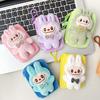 Cute Plush Labubu Coin Purse Pendant Labubu Earphones School Bag Pendant Gift