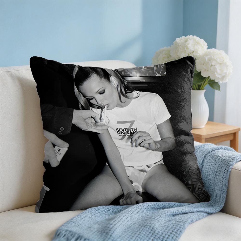 Model KKate MMoss Cushion Cover Square Pillow Bedroom Sofa Leisure Comfort Living Room Home Decoration X