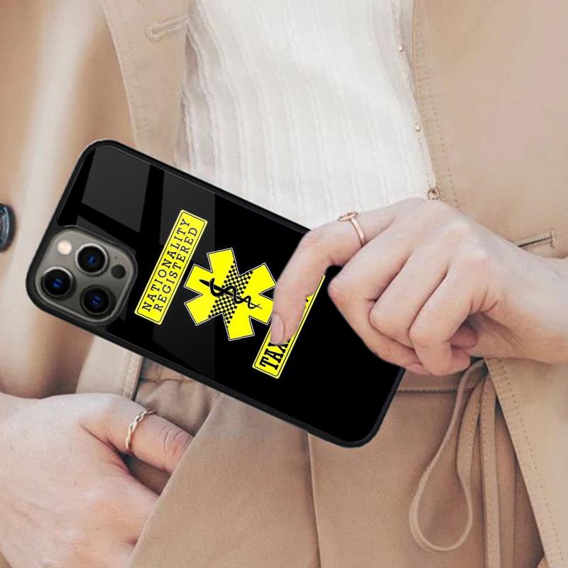 Emergency Medical Star of Life Magnetic Phone Case For APPLE iPhone 17 Air 16 14 13 12 Pro Max 15 Plus Charge MagSafe Cover