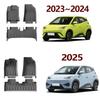 LHD Car Floor Mat For BYD Dolphin Surf Mini Seagull 2023 2024 2025 TPE Waterproof Foot Pad Liner Carpet Rug Interior Accessories
