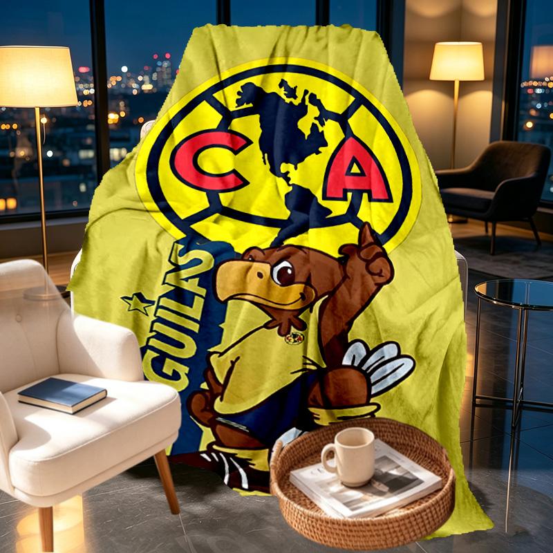 Club America Print Blanket - Soft & Comfortable, for Bedroom, Travel, Sofa, Home Decoration - Birthday Christmas Gift for Friend