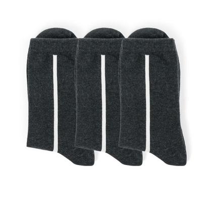 Abiruz Women's Socks WBT-35 Charcoal 3-Pair Set