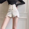 2023 Women's Versatile High-Waist Casual A-line Wide Leg Pants - Summer Slimming Irregular Shorts.