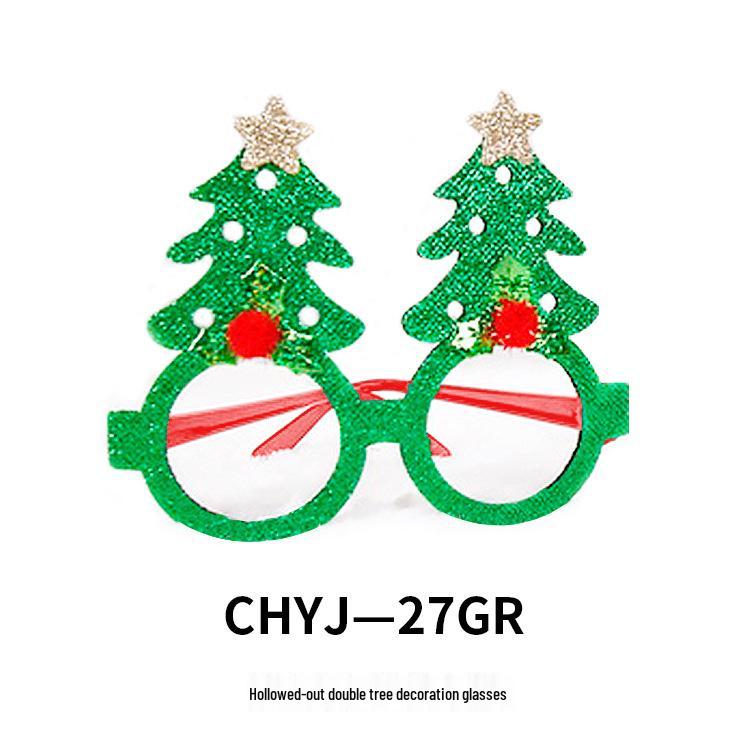 Kreative Weihnachtsbrillen - Weihnachtsmann, Schneemann, Geweih für Erwachsene & Kinder