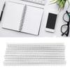 100 PCS Binding Spiral 16mm Diameter 48   4:1 Pitch 140 Sheet Capacity   Spiral Binding Coil