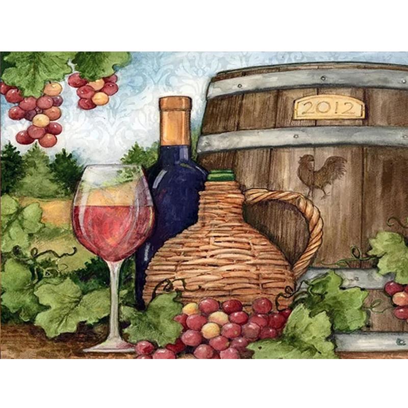 Diamond Embroidery Liqueur Full Drill Round/Square Diamond Painting Landscape Rhinestones Art Cross Stitch Kits Needlework