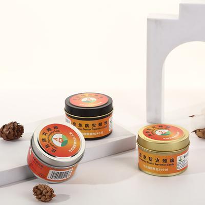 Iron Can Power Outage Emergency Disaster Prevention Candle Household Lighting Outdoor Windproof Candleless Disaster Relief Supplies Accessories