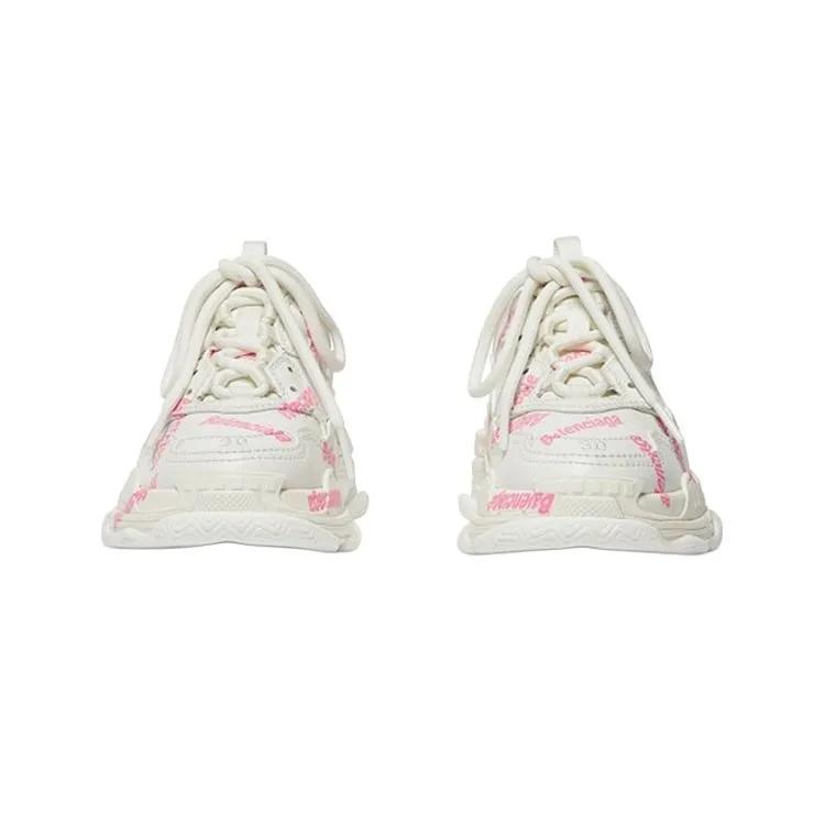 Balenciaga Kids Triple S Logo-print Sneakers (Unisex) Kids' Casual Shoes 654251W2FAB9050