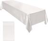 Solid Color Satin Tablecloth High-Density Locking Edge Wedding Restaurant Home Desktop Decorative Tablecloth