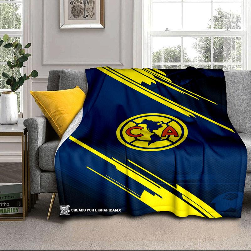 Club America Emblem Portable Blanket/Soft Blanket Bedding Blanket Suitable for Travel Camping Living Rooms Offices Sofas Fan Gifts
