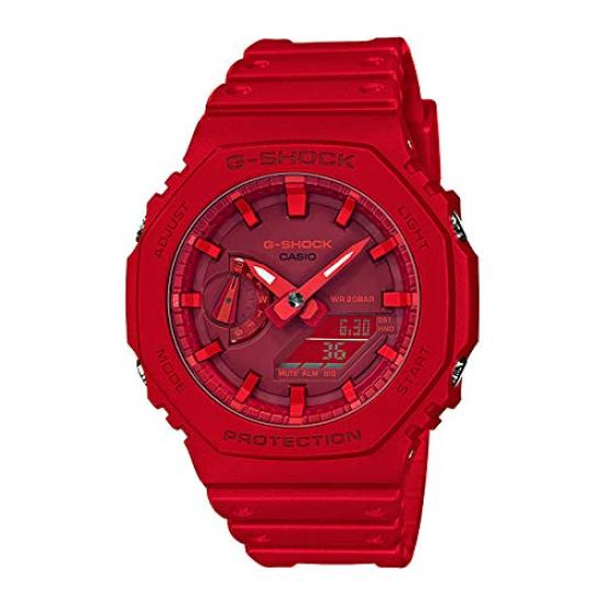 CASIO G-SHOCK GA-2100-4A Analog-Digital Waterproof Men s Kids Watch, Red