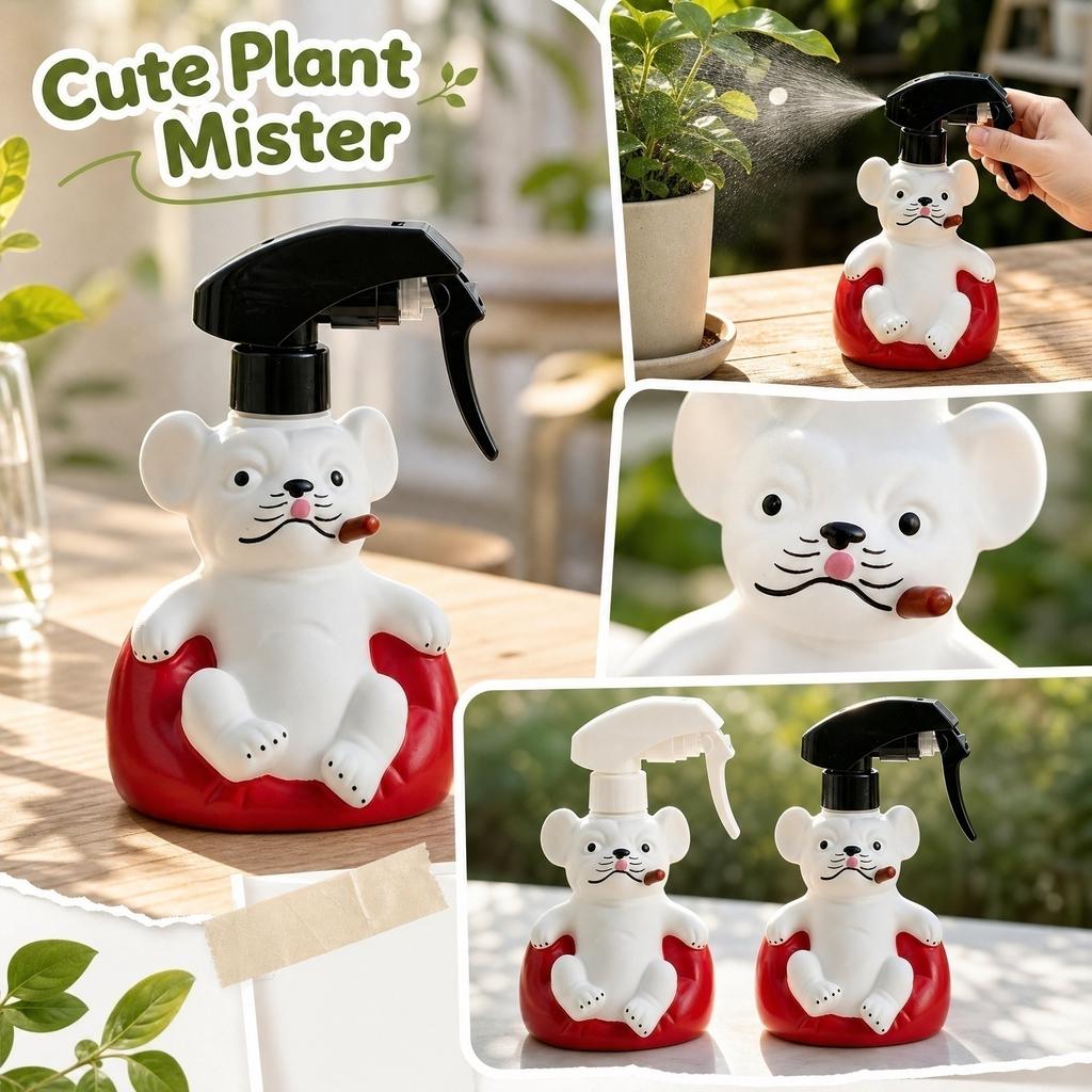 Cute Dog-Shaped Watering Can for Plants, Fine Mist Spray Bottle for Indoor Garden, Press-Type Plant for Succulents, Flowers, and Houseplants