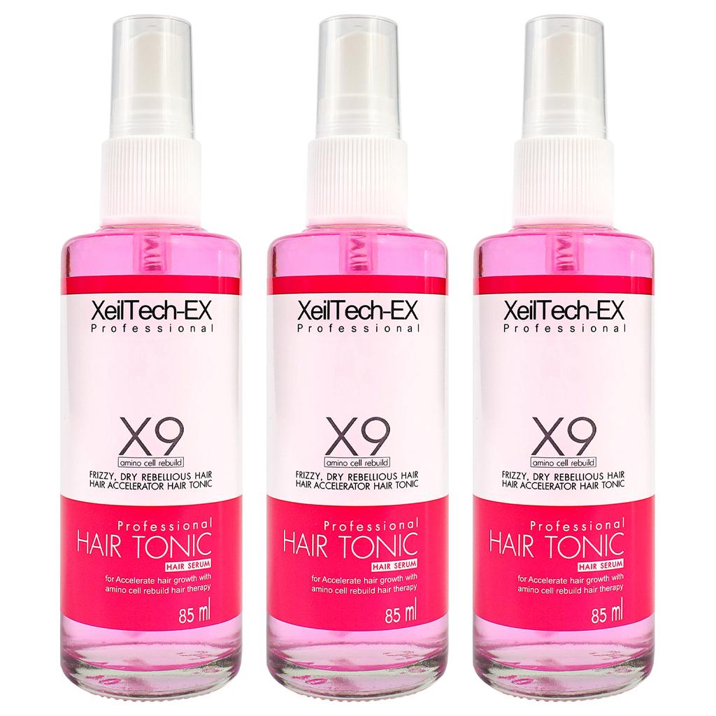 

XEILTECH-EX X9 Amino Cell Rebuild Hair Тоник-сыворотка для волос 85 мл. х 3 шт.