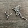 Magic Dragon Detachable Dark Style Stud Earrings for Women - European & American Fashion, Exaggerated Festival Design