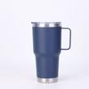 20oz/30oz Stainless Steel Car Thermos Bottle Tumbler with Handle Lid Insulated Travel Coffee Mug Double Wall Keep Drink Hot/Cold