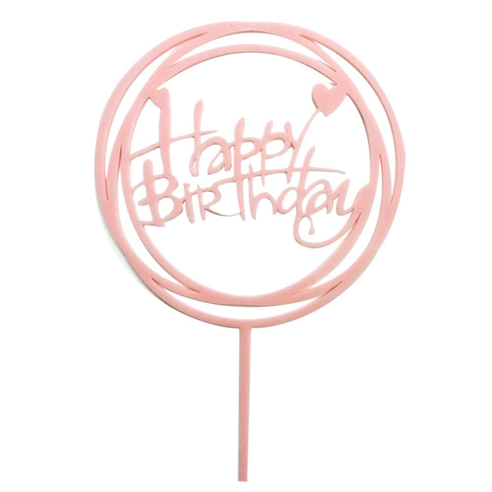 Happy Birthday Topper Cake Cupcake Toppers Cakes Kids Baby Shower Party Decoration