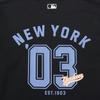 New MLB New York Yankees T Shirt Unisex Black 3ATSV0344-50BKS
