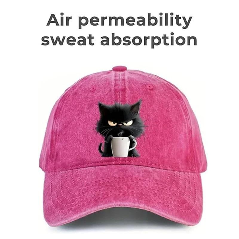 Feral But Fashionable - Cat Hat Edition, Grumpy Cat Coffee Cap