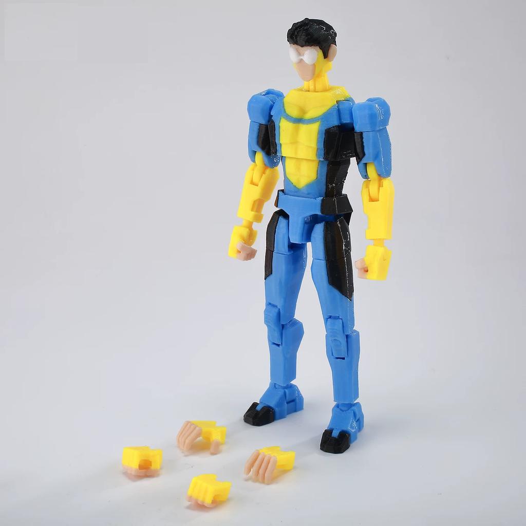 3D-Printed Articulated Action Figures Collectible Toys for Adults And Kids