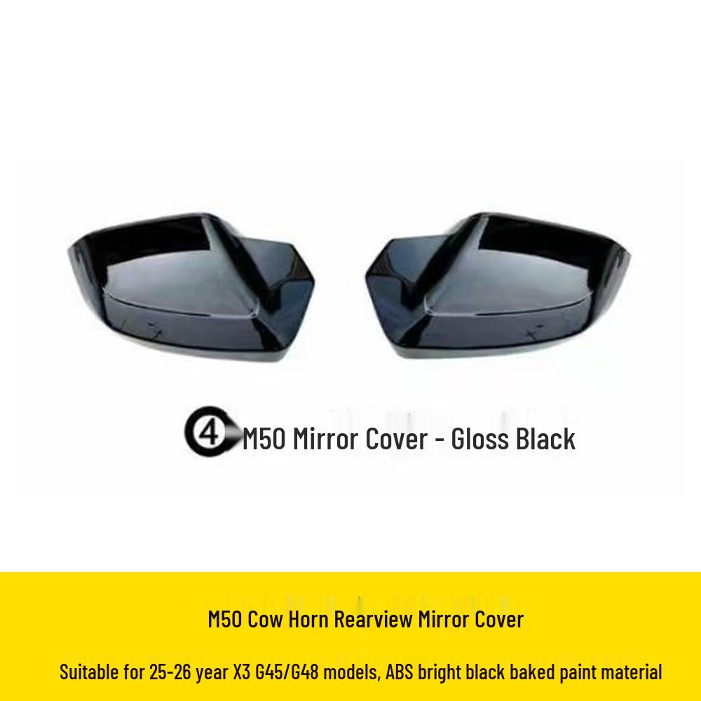 BMW X3 G45/G48 High-Quality Gloss Black Upgrade Kit: MP Front Lip, Fang Grille, Horn, Mirror Covers