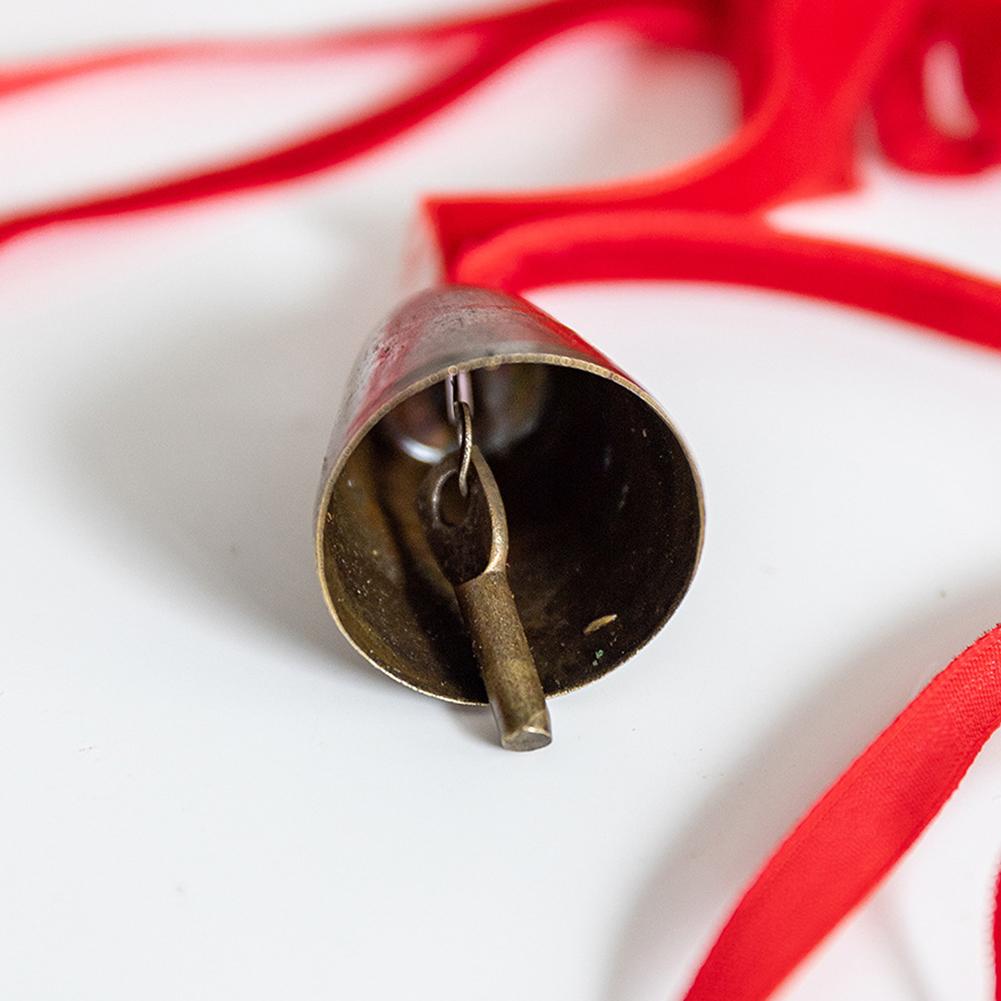 Antique Style Christmas Bell Door Hanger Car Decoration 35*11cm Christmas Bell Auditory Appeal Festive Decoration