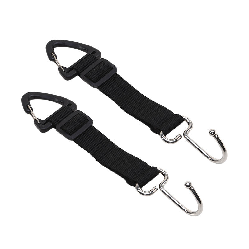 

2Pcs Car Headrest Hooks Hanger for Bags Seat Back Organizer Holder Clips Auto Fastener Hooks Car St чёрный