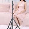 Dual Phone Live Streaming Tripod with Multi-Angle Stand & Fill Light for Outdoor Broadcasting