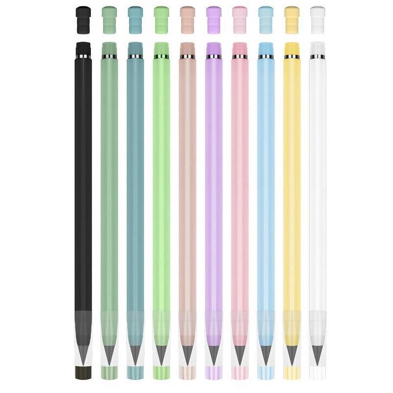 Eternal Pencil: No-Sharpen, Erasable, Break-Resistant Lead, Inkless, Ideal for Sketching & Correcting Writing Posture (Student Set)
