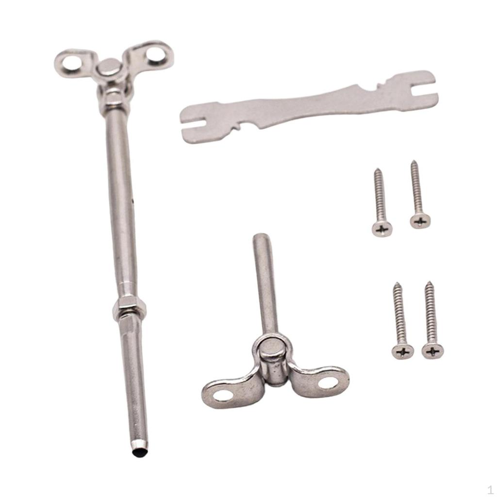 Bailing Fitting Set, Professional Railing Connector Versatile Replacement Turnbuckle