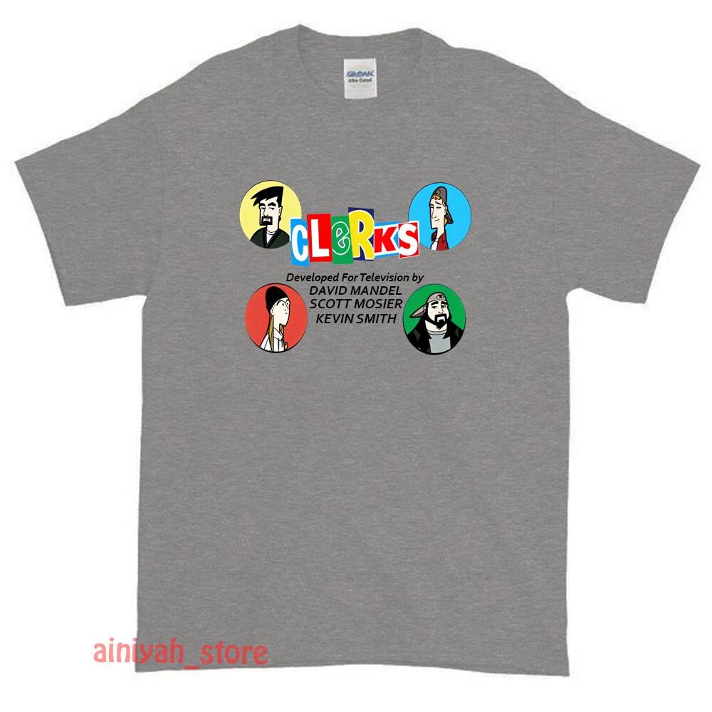 

New Clerks 90s Comedy Film Logo Men s Funny T shirt USA Size S-XXL 4XL