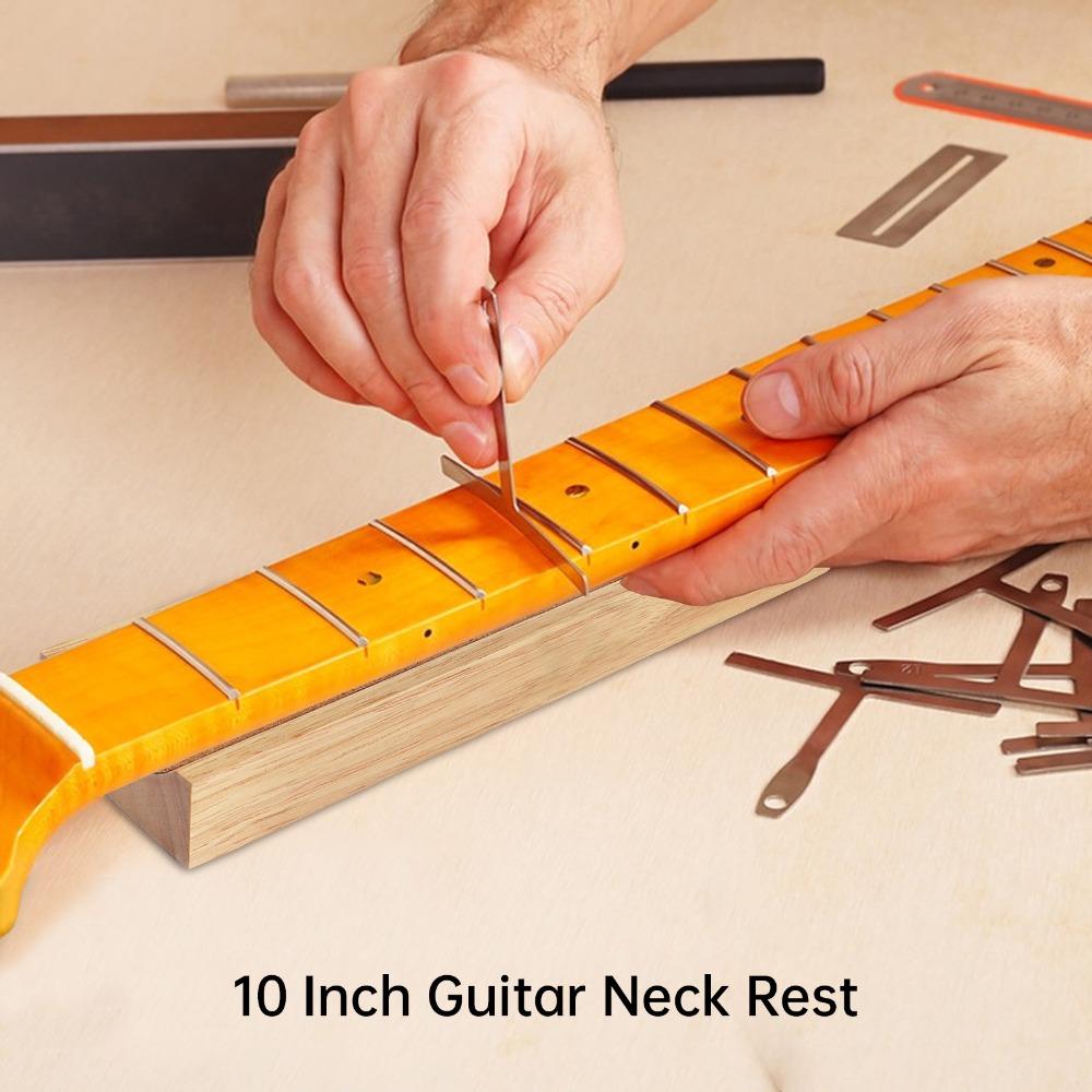 Anti-slip Guitar Neck Rest Olive Wood Wood Neck Support Premium Guitar Support Pillow Guitar