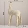 Resin Handicrafts Abstract Horse Sculpture Creative Fat Horse Statue Animal Decorative Figurines Home Decoration Accessories