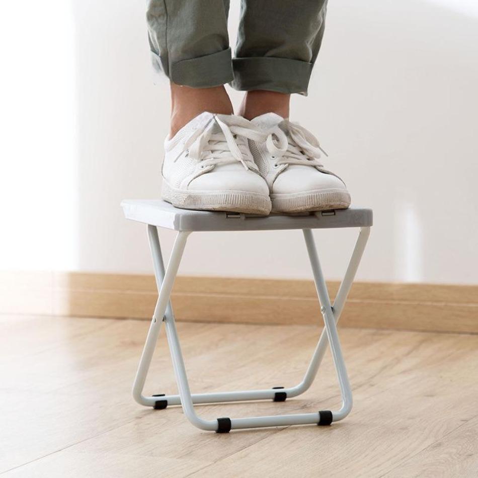 Tragbarer Outdoor-Campingstuhl Platzsparend Zusammenklappbarer Fußhocker Kompaktsitz Mini Leichter Faltbarer Hocker Für Reise Strand