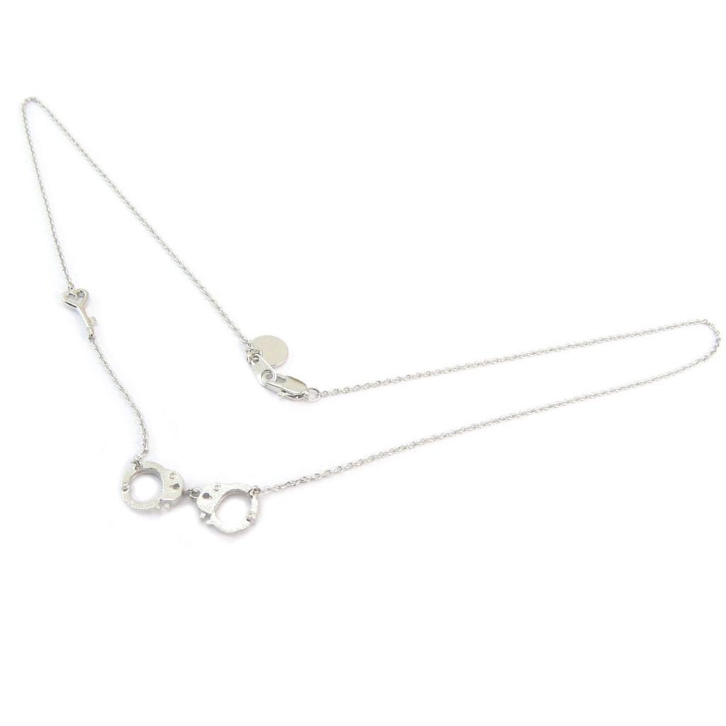 7bis [P6948] - Handmade Silver 'Menottes' Necklace - 20x8 Mm