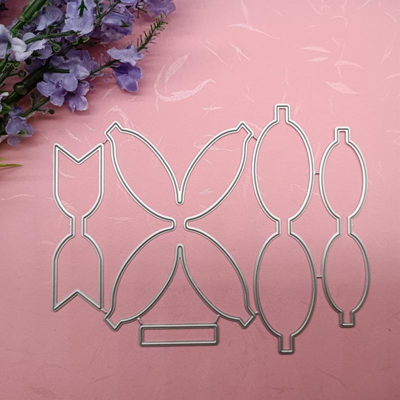 DIY Střihací šablony na mašle do vlasů Ražební výseky Šablona pro DIY Motýlek Mašle do vlasů Narozeninové drobnosti Tvorba přání Scrapbooking