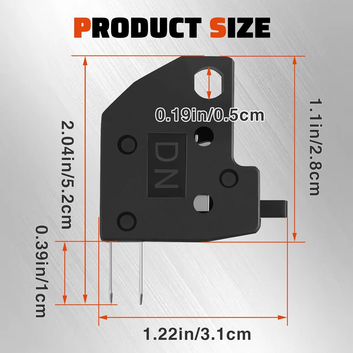 

Right Front Hydraulic Brake Master Cylinder Light Stop Switch Kit for 50cc-250cc ATV Quad Dirt Pit Bike Moped Scooter Kawasaki Honda Suzuki Yamaha 2
