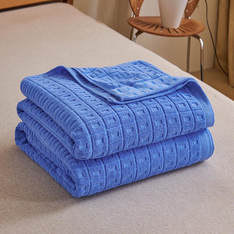 Cotton Retro Old-fashioned Throw Blanket Couch Towel Quilt Single Double Autumn Winter Thick Cover Blanket For Adult Sofa Bed Nap