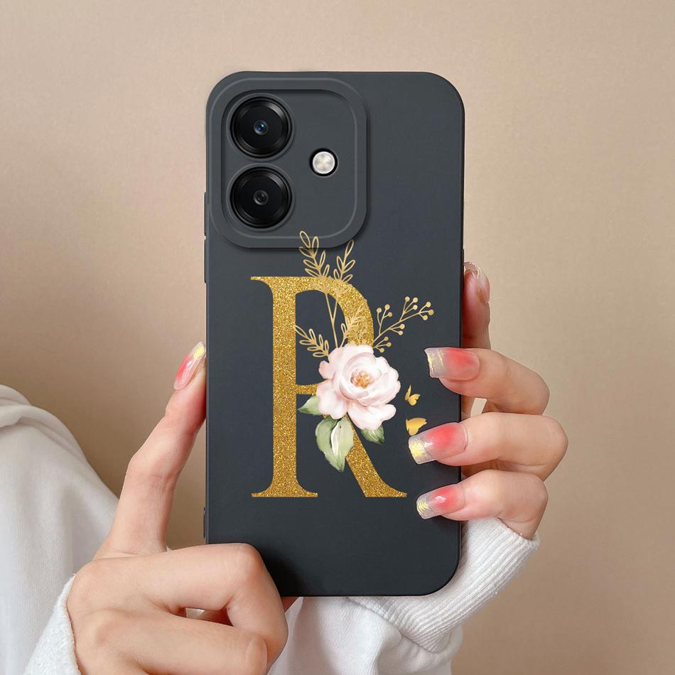 For Oppo A40 A40m A60 A80 Case Simple Letters Soft Liquid Silicone Anti Drop Phone Back Cover For Oppo A 60 4G 5G Couple Bumper