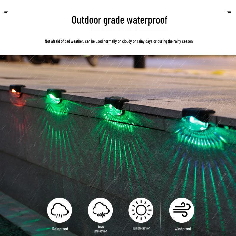 Waterproof Solar Pathway Lights for Courtyards, Stairs, and Walkways