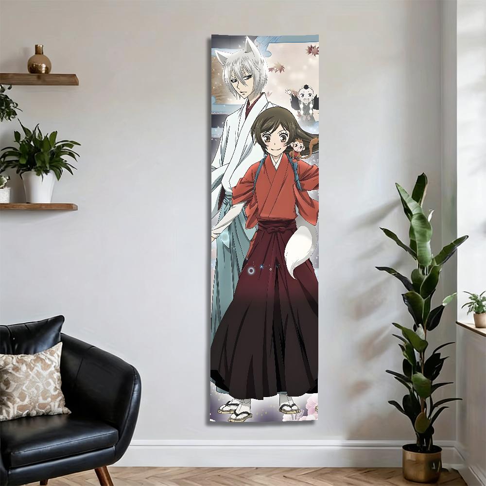 Kamisama Kiss Tapestry, Tomoe & Nanami Momozono Vertical Wall Hanging, Anime Decor For Bedroom Dorm Door