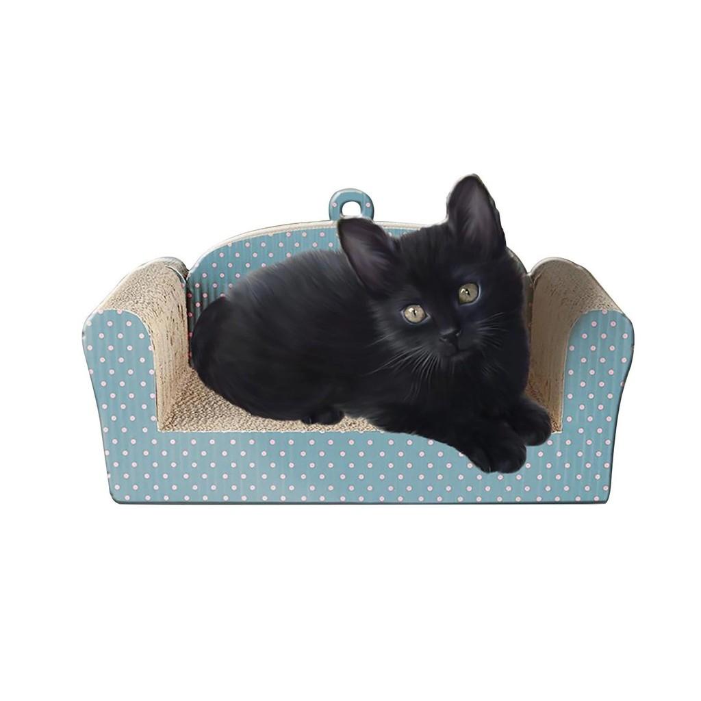 Acrylic Adorable Christmas Cat Sofa Hanging Accessory For Car Rearview Mirror